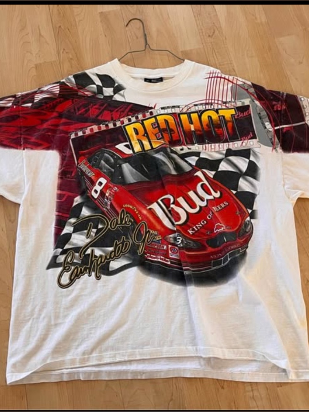 Vintage 90’s Y2K Chase Authentic’s Dale Earnhardt Jr NASCAR Racing Tshirt XXL